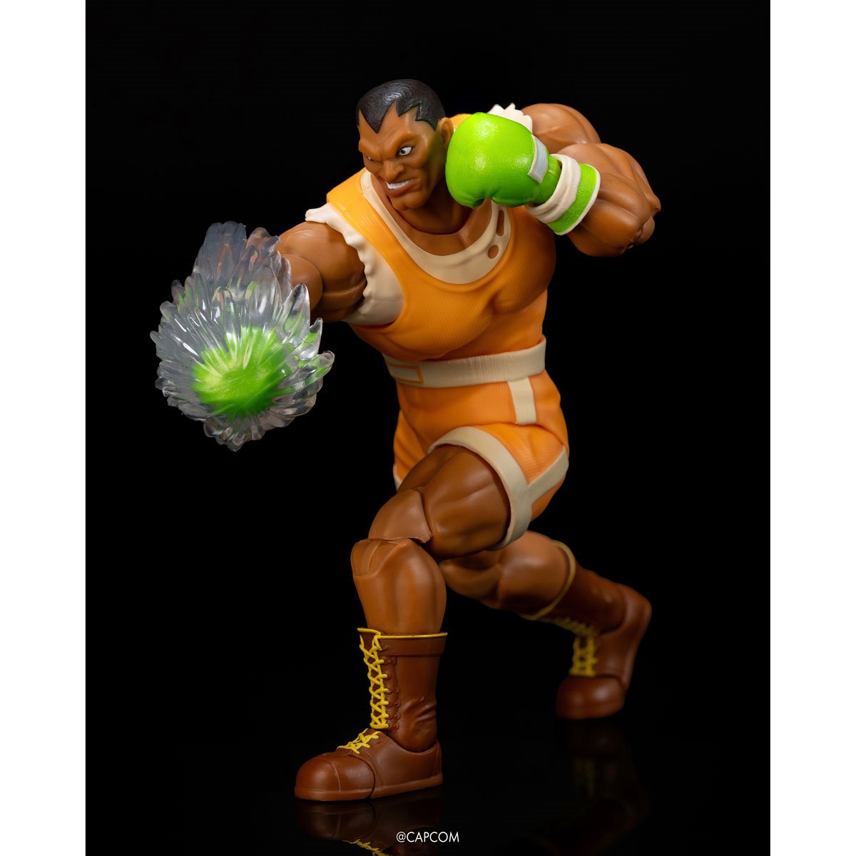 Balrog Ultra Street Fighter II 6-Inch Figure — Dash Straight Punch with Green Impact Effect Piece