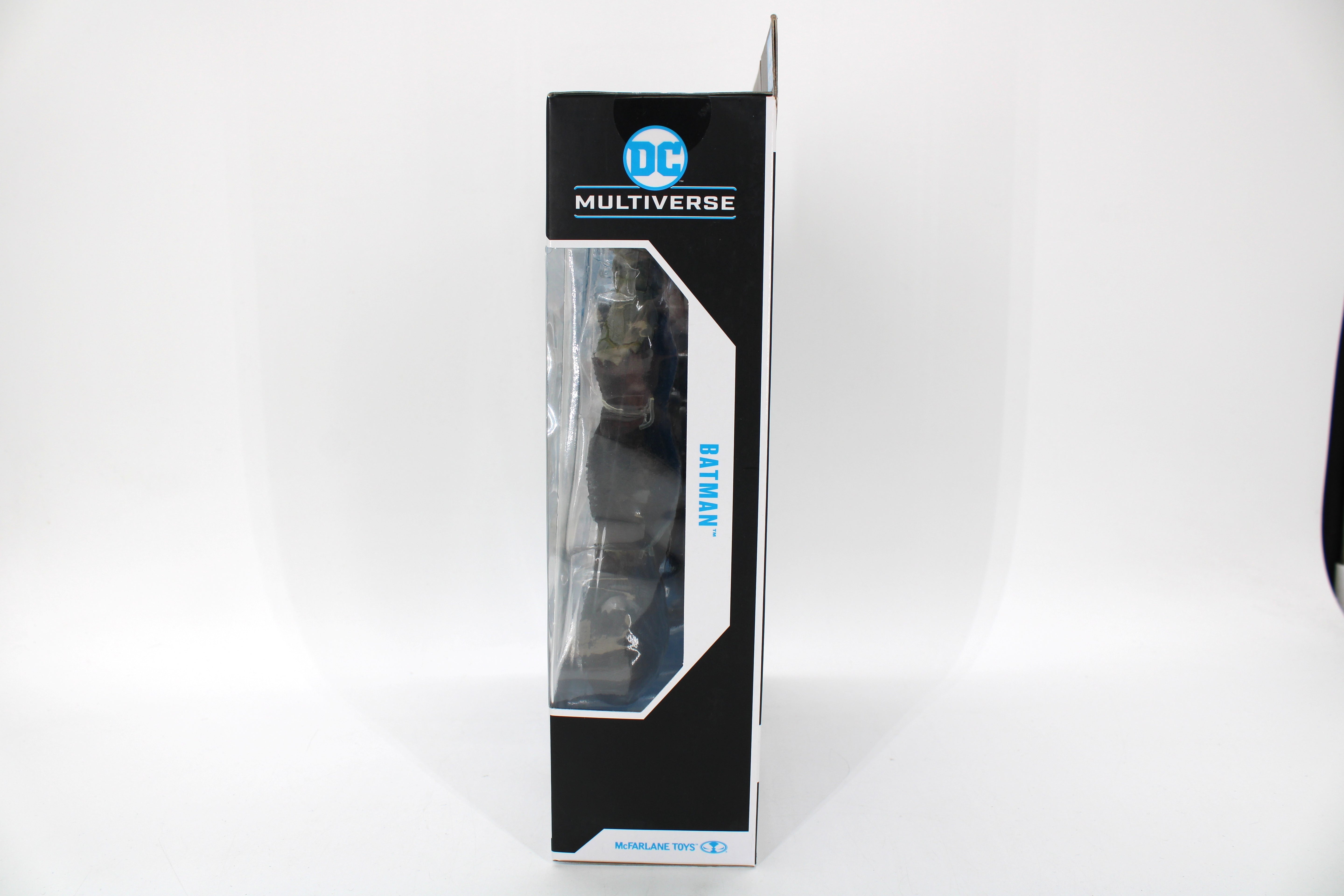 Batman Arkham City DC Multiverse 7-Inch Figure — Box Side DC Multiverse Branding with Window View