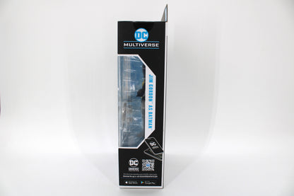 Jim Gordon as Batman DC Multiverse 7-Inch Figure — Right Side with DC Universe Infinite QR Code