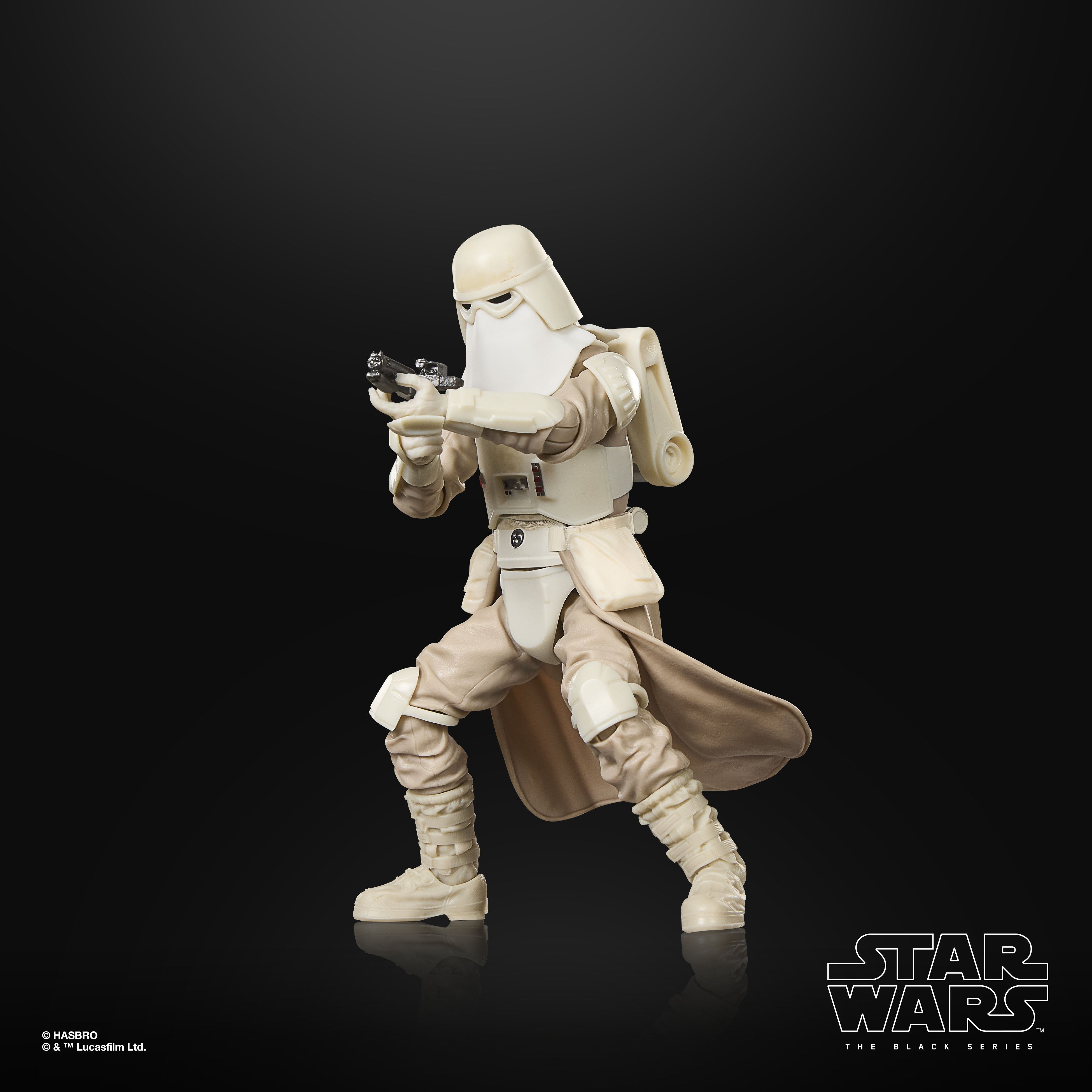 Imperial Remnant Snowtrooper Black Series 6-Inch Figure — Articulation Pose Aiming Blaster