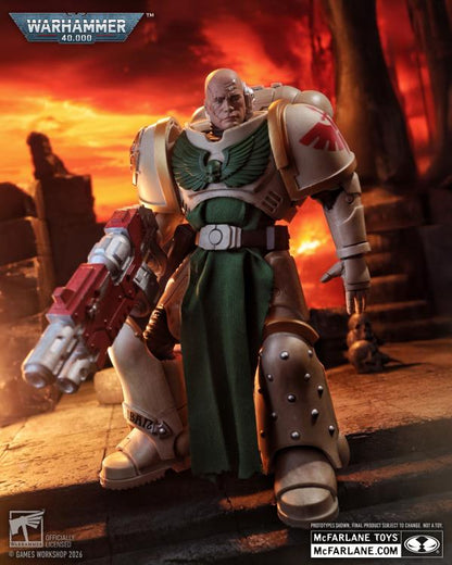 Dark Angels Sternguard Veteran Warhammer 40K 7-Inch Figure — Alternate Bare Head Front View