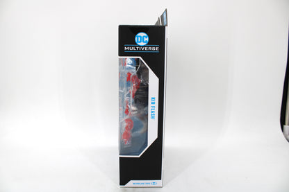 Kid Flash Speed Metal DC Multiverse 7-Inch Figure — Box Side Right with Window