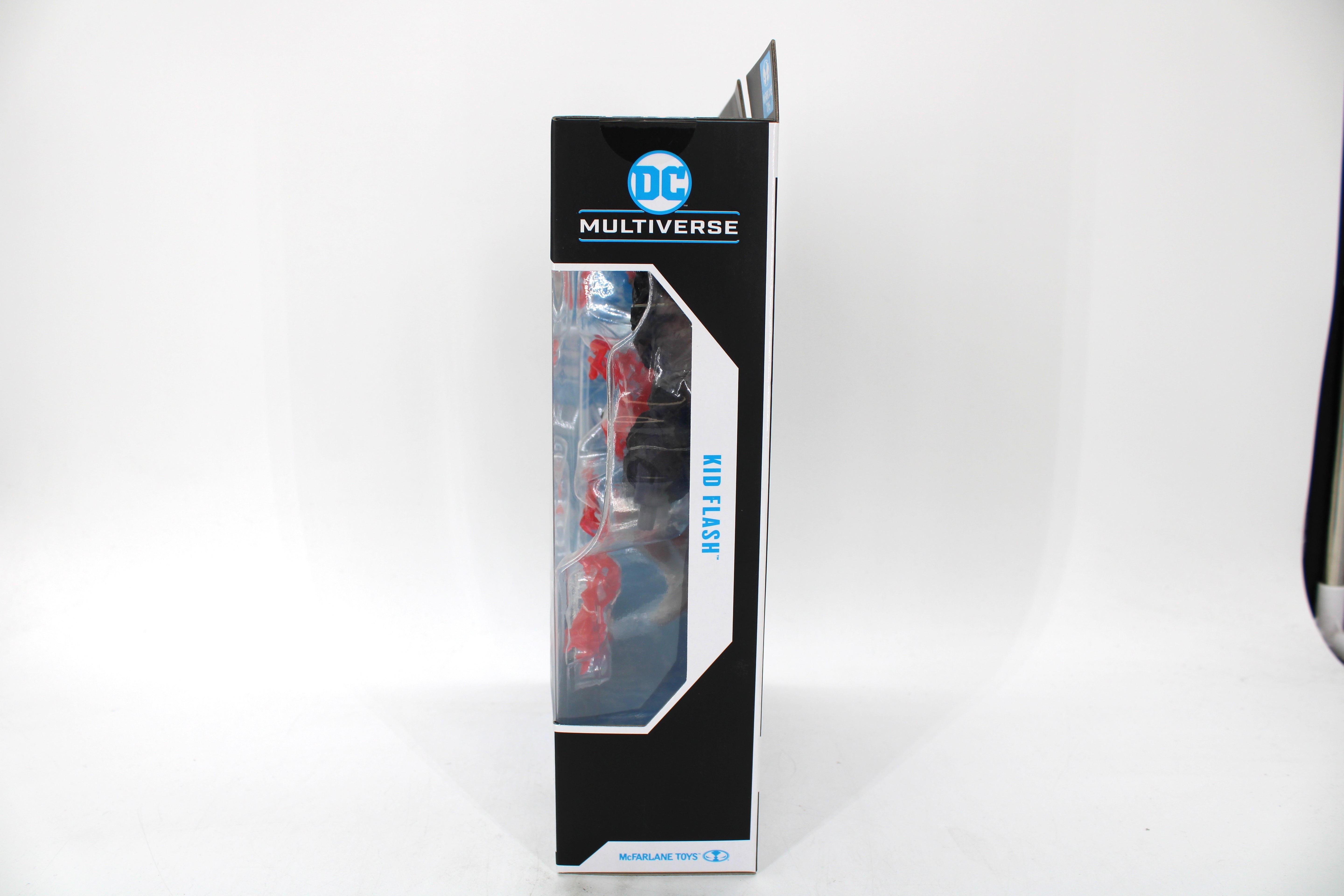 Kid Flash Speed Metal DC Multiverse 7-Inch Figure — Box Side Right with Window