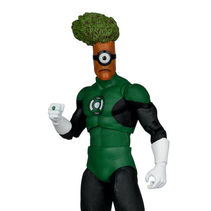 Medphyll Green Lantern DC Multiverse 7-Inch Figure — Upper Body and Head Sculpt Detail