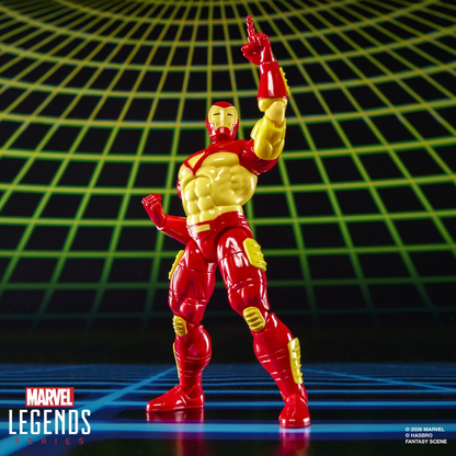 Iron Man Marvel Legends 6-Inch Figure — Back View Articulation Pose