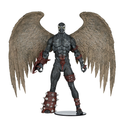 Spawn Wings of Redemption McFarlane 7-Inch Figure — Front View on White Background with Full Wing Span Displayed
