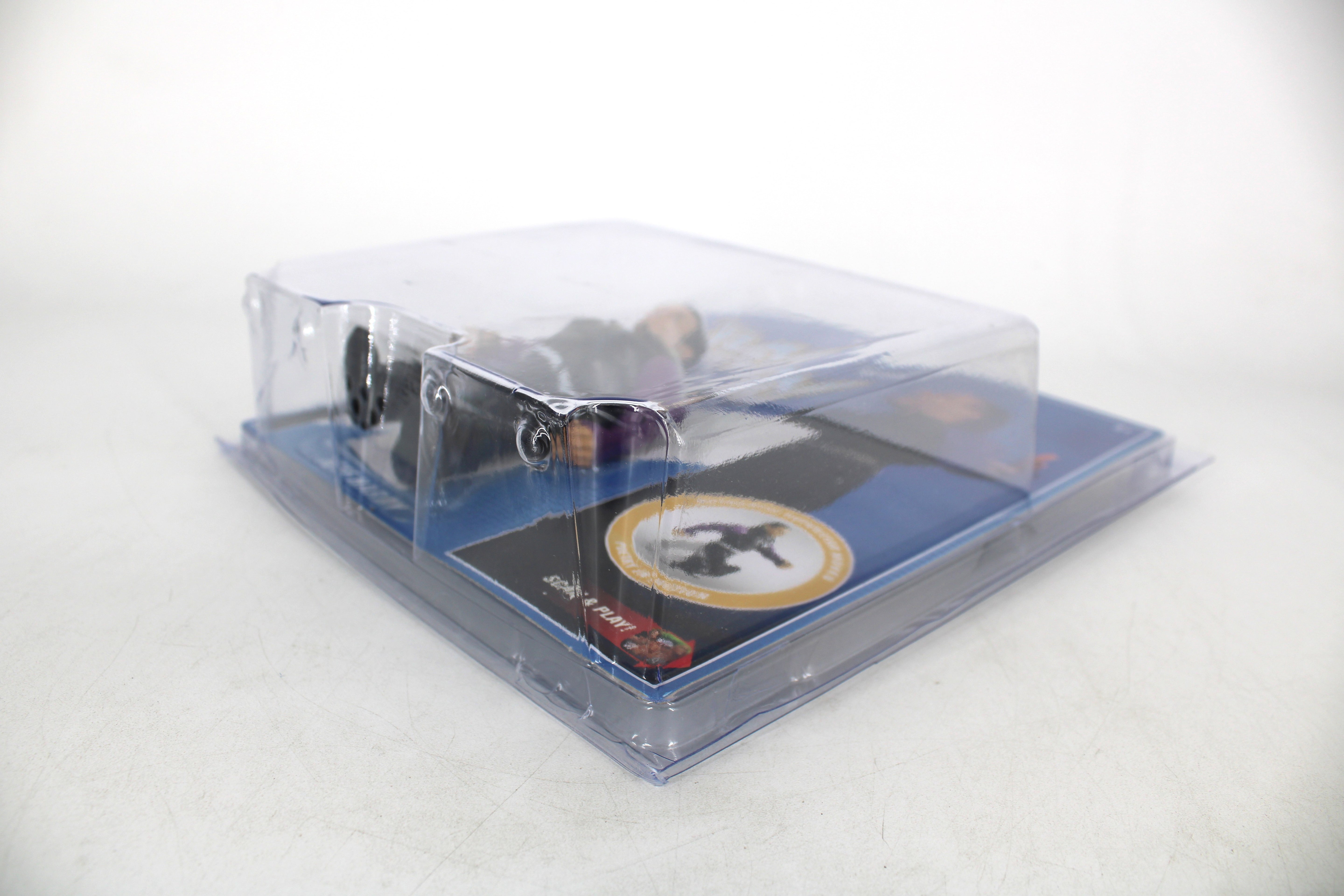 Jeff Hardy WWE Retro Series Mayhem Scan & Play Action Figure — Side View of Clear Clamshell Package with Figure and Card Inside