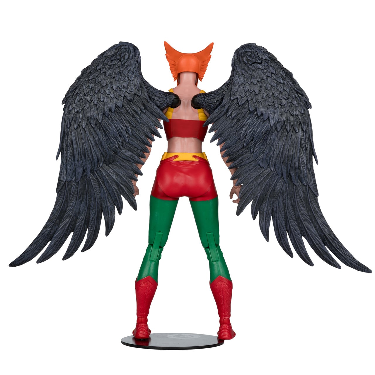 Hawkgirl DC Multiverse Collector Edition 7-Inch Figure — Back View on Figure Base