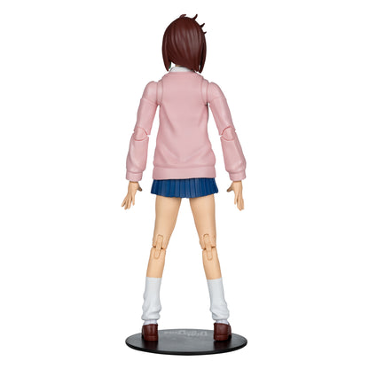 Momo Ayase Dandadan 7-Inch Figure — Back View on Display Base