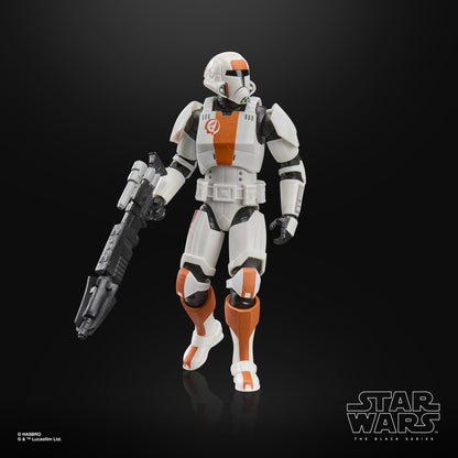 Republic Trooper Black Series 6-Inch Figure — Three-Quarter View Blaster at Side
