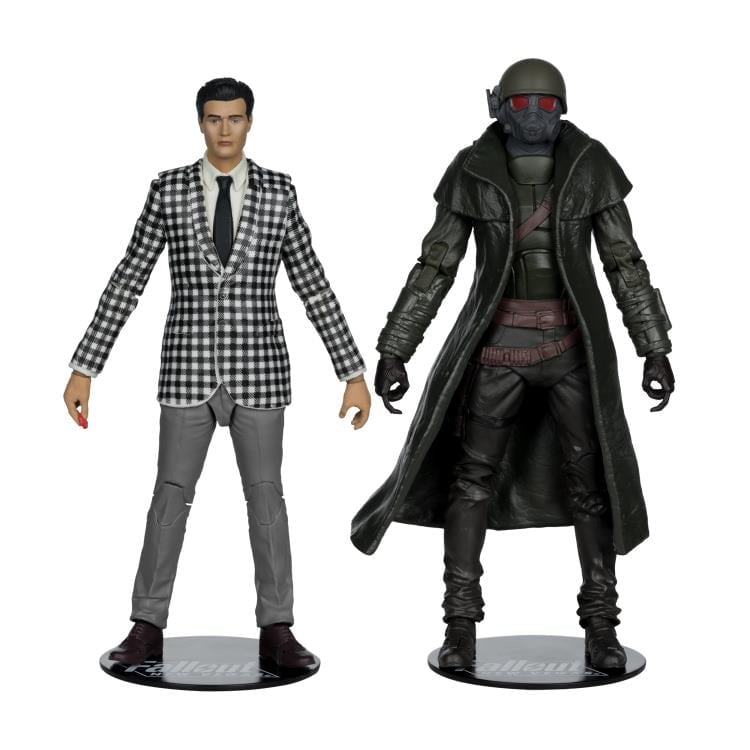 Riot Ranger Armor & Benny Fallout New Vegas 7-Inch Two-Pack — Figures on Display Bases
