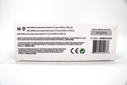 Superman The Infected DC Multiverse 7-Inch — Package Detail with Barcode and Legal Text