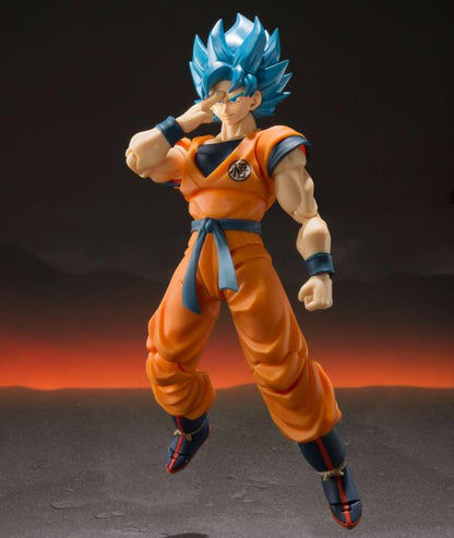 Goku S.H.Figuarts 5.5-Inch Figure — Salute Pose Floating Dynamic View