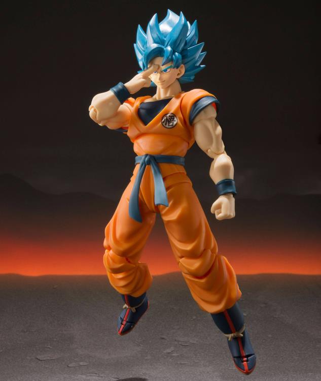Goku S.H.Figuarts 5.5-Inch Figure — Salute Pose Floating Dynamic View