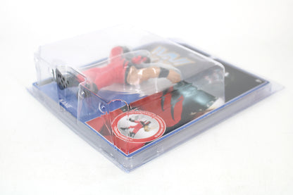 Kane WWE Retro App Series Action Figure — Side View with Bubble Detail and Tombstoner Superstar Moves Medallion Visible