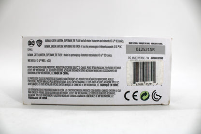 Batman Beyond Terry McGinnis DC Multiverse 7-Inch Action Figure — Package Detail with Barcode and Legal Text