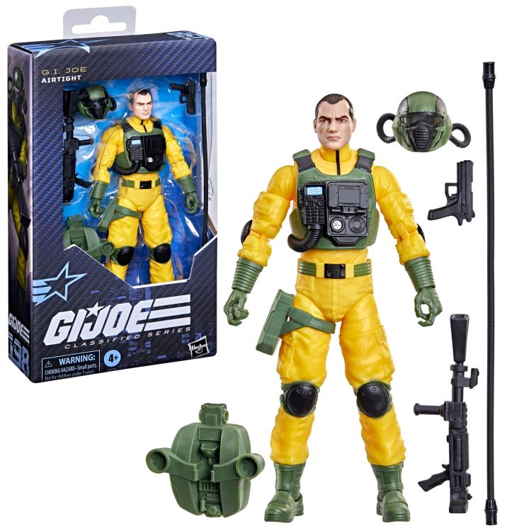 Airtight G.I. Joe Classified Series 6-Inch Figure — Package and Accessories Out of Box