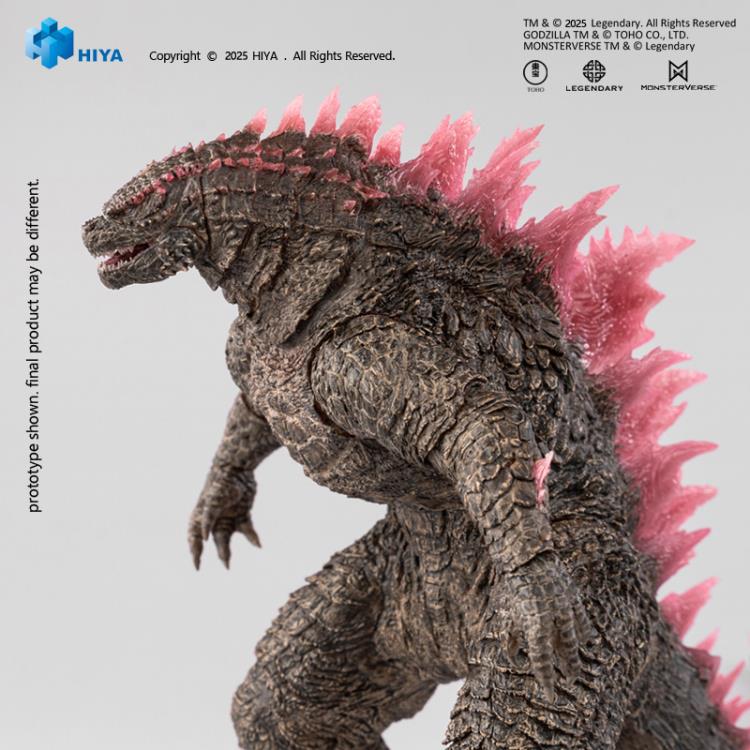 Evolved Godzilla Exquisite Basic 7-Inch Figure — Back View Dorsal Fin Detail