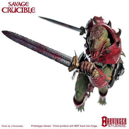 Veteris Rapax Savage Crucible 6-Inch Figure — Low Angle Charging Pose with Cutlass