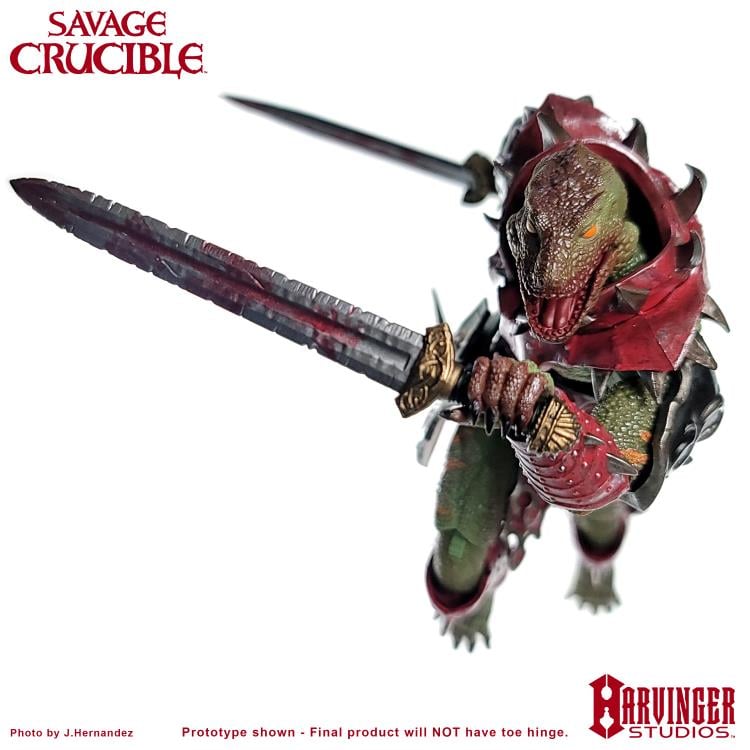 Veteris Rapax Savage Crucible 6-Inch Figure — Low Angle Charging Pose with Cutlass