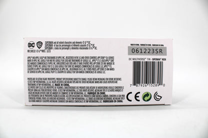 Superman (Hush) DC Multiverse 7-Inch Action Figure — Package Detail with Barcode and Legal Text