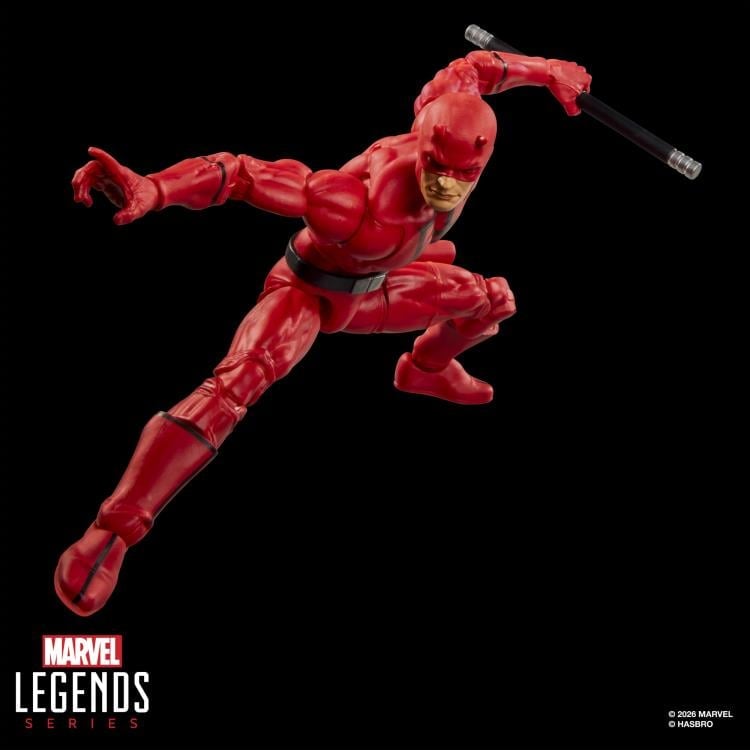 Daredevil Secret Wars Marvel Legends 6-Inch Figure — Dynamic Running Pose with Billy Club
