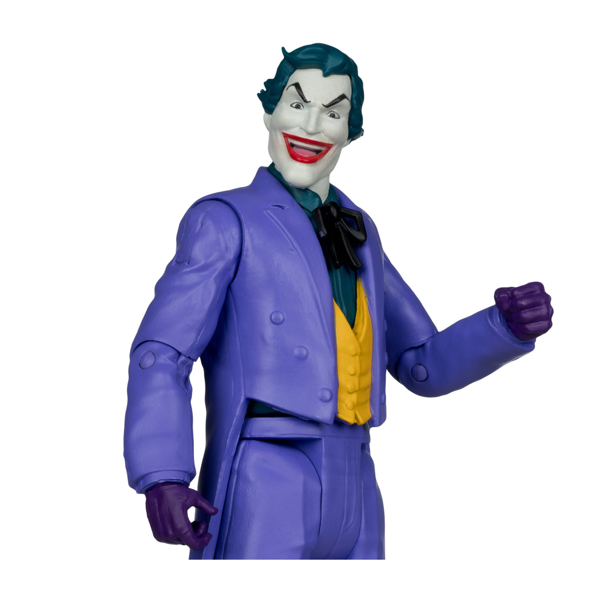 Joker DC Retro Super Friends 6-Inch Figure — Figure Detail Close-Up of Head and Torso