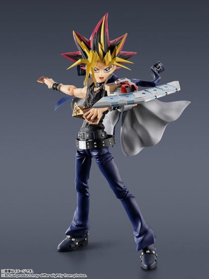 Yami Yugi S.H.Figuarts 6-Inch Figure — Articulation Pose Holding Millennium Puzzle and Duel Disk