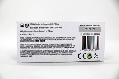 Batman Duke Thomas DC Multiverse Tales from the Dark Multiverse 7-Inch — Package Detail with Barcode and Legal Text