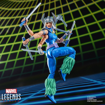 Spiral Marvel Legends 6-Inch Figure — Six Arms with Katanas Front View