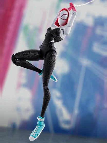 Spider-Gwen S.H.Figuarts Across the Spider-Verse Figure — Web-Swinging Articulation Pose