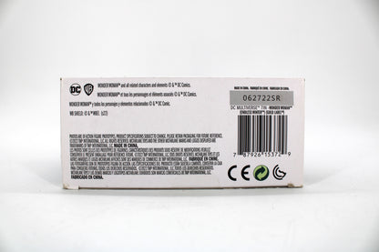Wonder Woman DC Multiverse Gold Label Collection 7-Inch — Package Detail with Barcode and Legal Text
