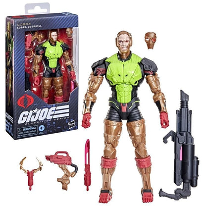 Cobra Overkill GI Joe Classified Series 6-Inch Figure — Package Detail with Figure and Accessories Out of Box