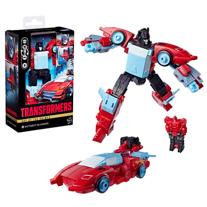 Autobot Blanker Age of the Primes Deluxe — Package and Figure Contents Display