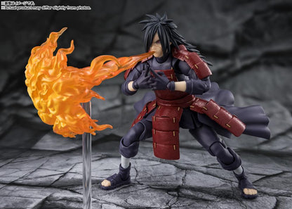 Madara Uchiha Legend of Darkness S.H.Figuarts 6-Inch Figure — Katon Fire Style Effect Parts Detail