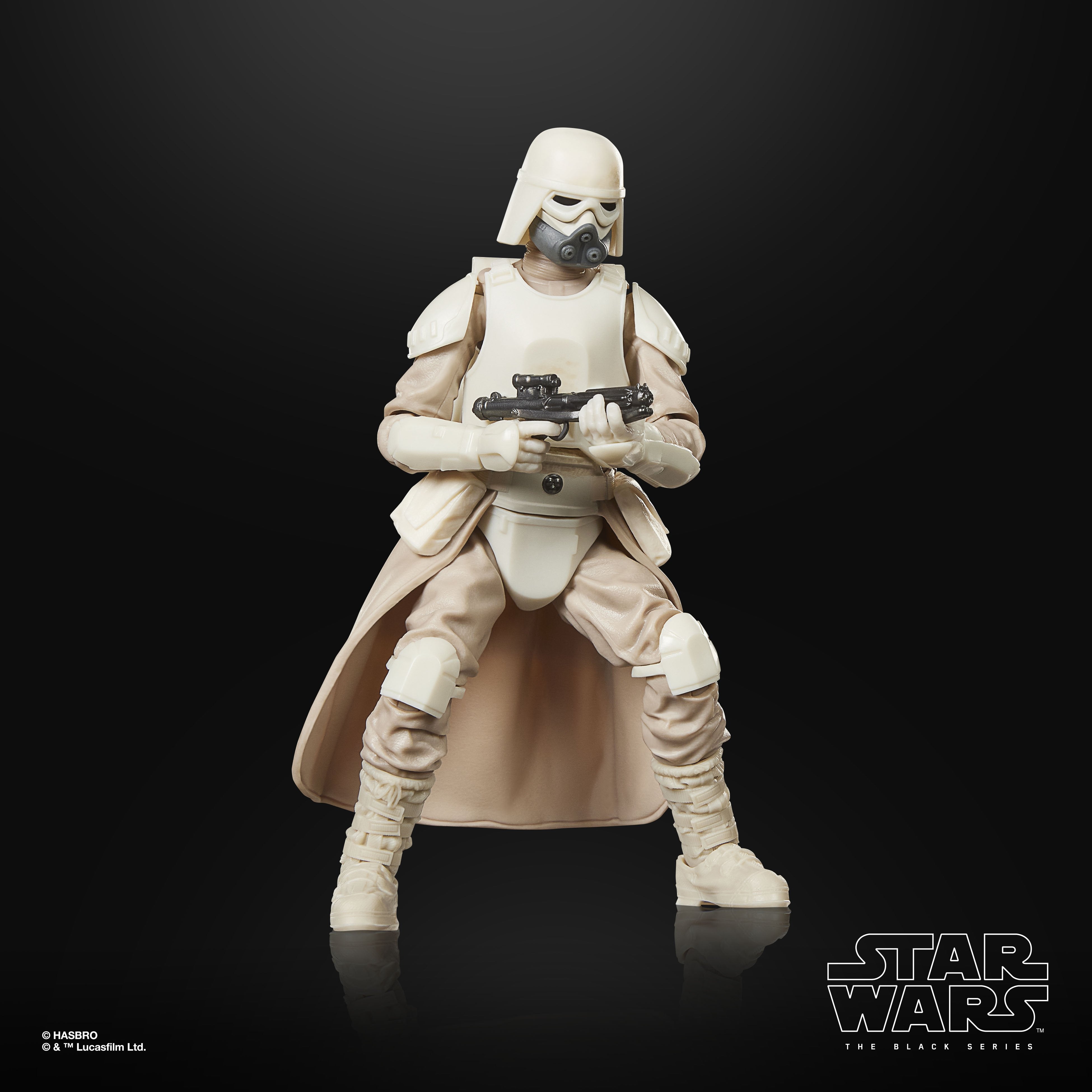 Imperial Remnant Snowtrooper Black Series 6-Inch Figure — Crouching Pose with Blaster