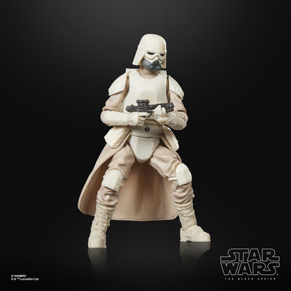 Imperial Remnant Snowtrooper Black Series 6-Inch Figure — Crouching Pose with Blaster