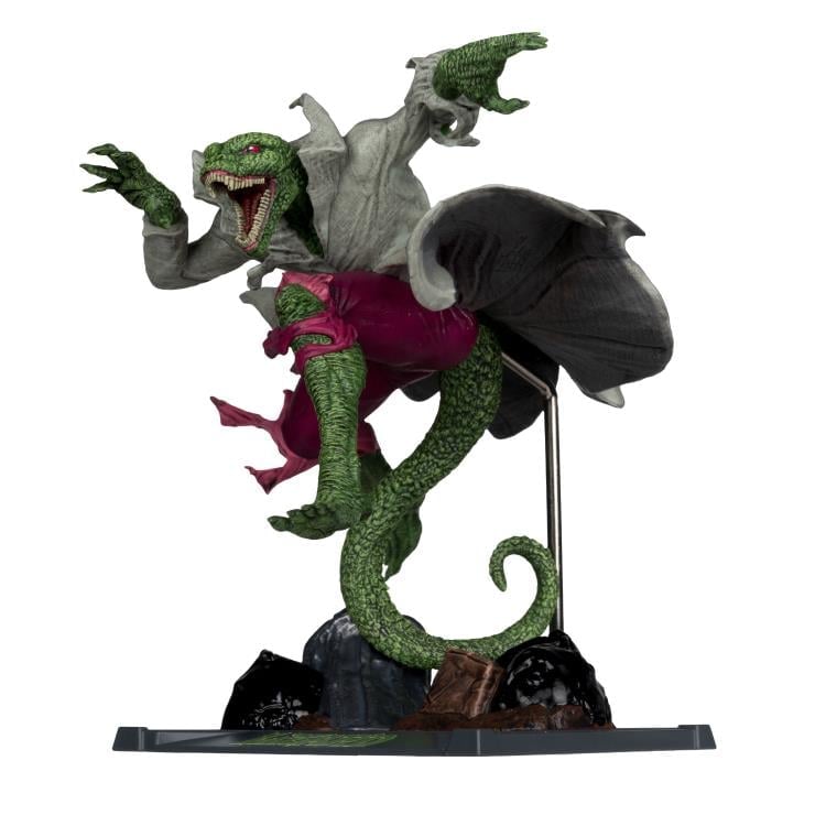 The Lizard McFarlane Marvel 1/10 Scale Figure — Back View with Base Detail