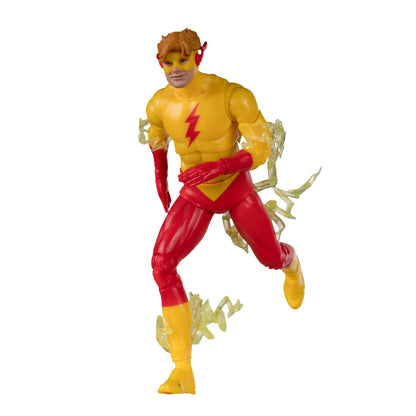 Kid Flash DC Classic Multiverse 7-Inch Figure — Side View with Speed Force Lightning Effects
