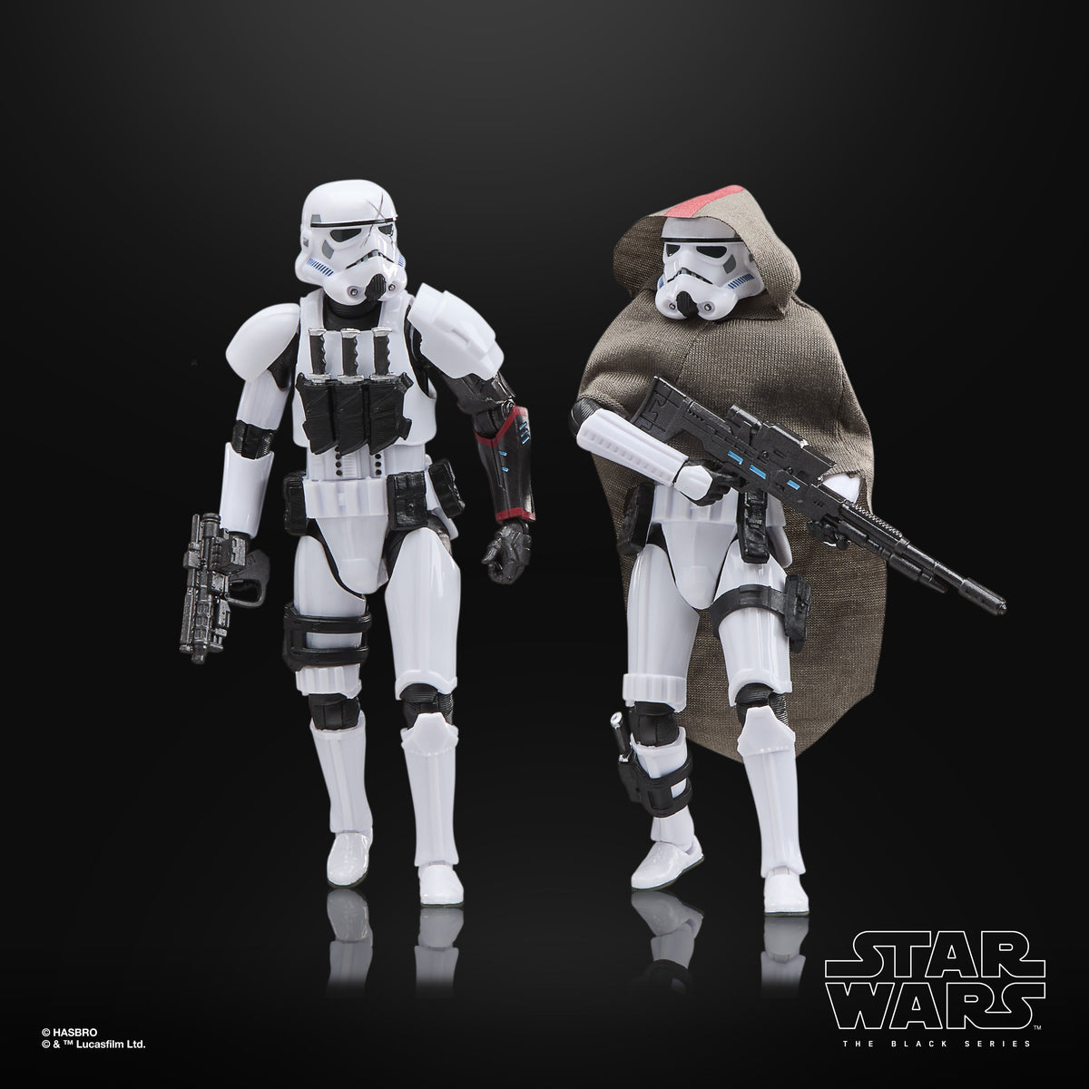 Cav and Misty SCAR Squadron Black Series 6-Inch Figure Set — Articulation Pose Walking Stance