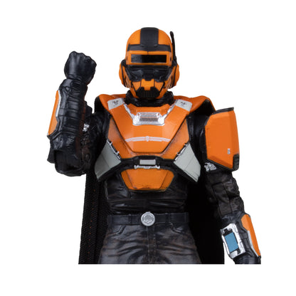 CE-35 Trench Engineer McFarlane Elite Edition 7-Inch Figure — Chest Armor and Helmet Detail Close-Up