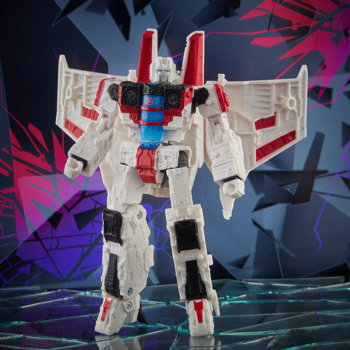 Starscream Shattered Glass Voyager 7-Inch Figure — Front View Robot Mode