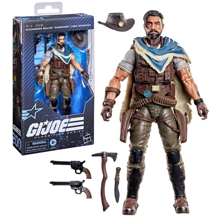 Sundown GI Joe Classified Series 6-Inch Figure — Package and Figure Out of Box with Accessories