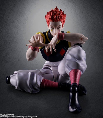 Hisoka Hunter x Hunter S.H.Figuarts 6.7-Inch Figure — Seated Nen Pose Detail