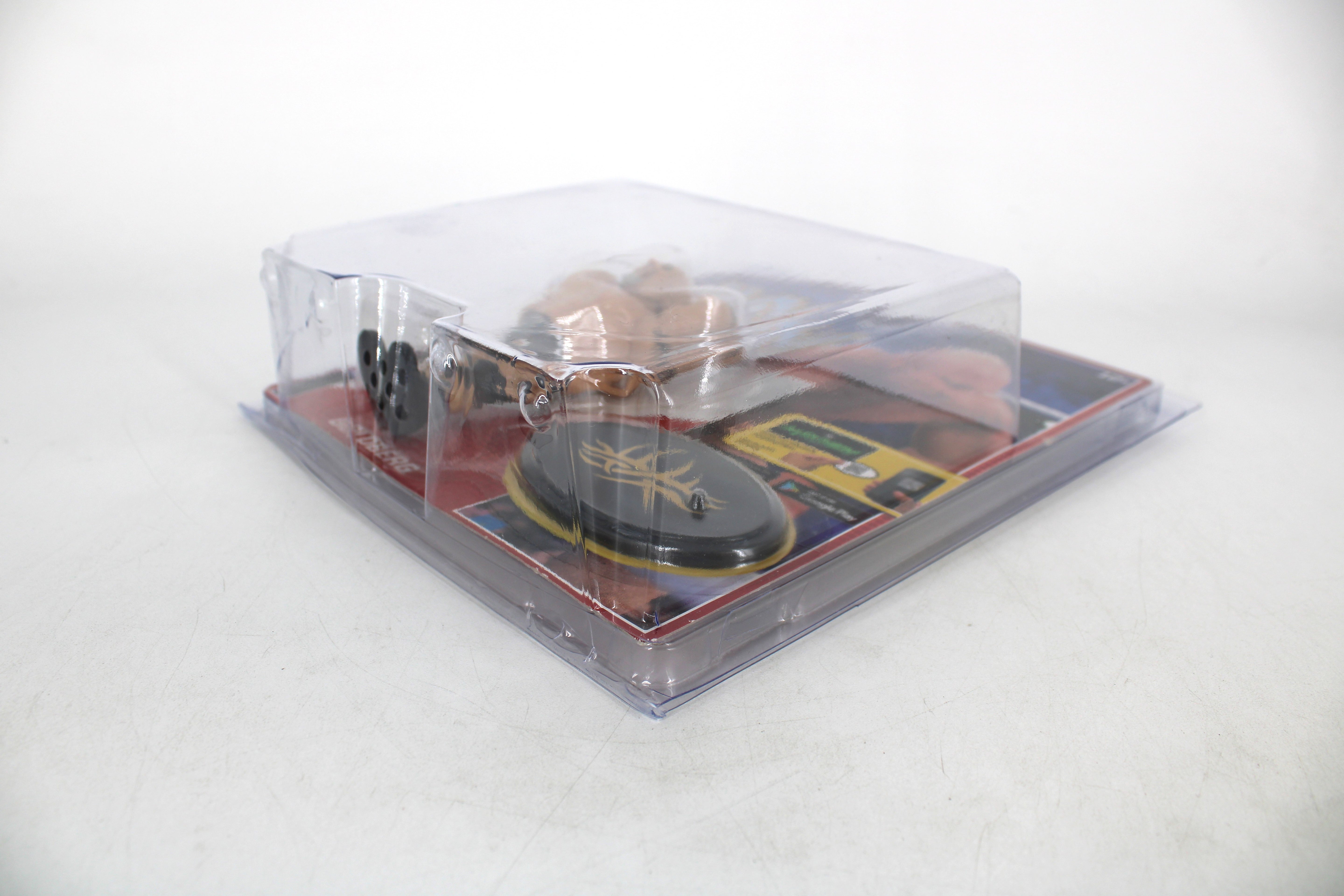 Goldberg WWE Retro Series Action Figure — Side View of Sealed Blister Pack with Protective Case