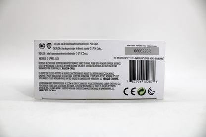 Dark Flash Speed Metal DC Multiverse Gold Label 7-Inch Figure — Box Bottom Barcode and Copyright Detail