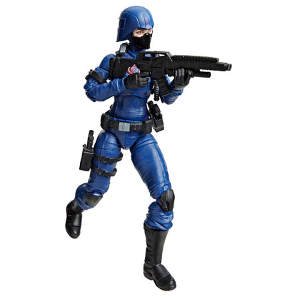 Cobra Valkyrie G.I. Joe Classified Retro 6-Inch Figure — Articulation Pose Aiming Assault Rifle