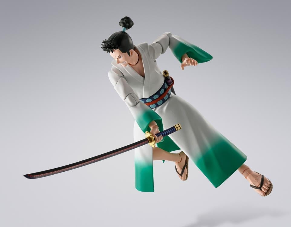 Ryuma Monsters 103 Mercies S.H.Figuarts Figure — Leaping Side View with Drawn Shusui