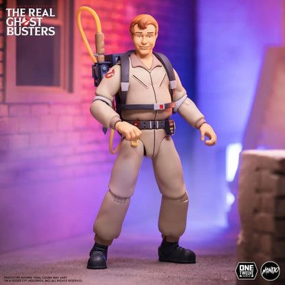 Ray Stantz Real Ghostbusters 1/12 Scale Figure — Front View with Proton Pack