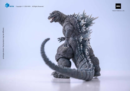 GMK Godzilla Exquisite Basic 7-Inch Figure — Back View Highlighting Gray-Blue Dorsal Plates And Articulation Points